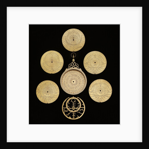 Astrolabe: dismounted obverse by Muhammad Muqim ibn Mulla 'Isa