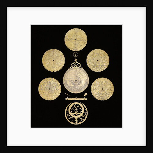 Astrolabe: dismounted reverse by Muhammad Muqim ibn Mulla 'Isa