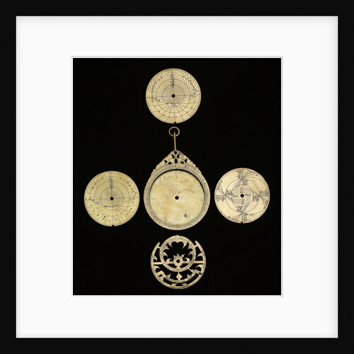 Astrolabe: dismounted obverse by Mahmud ibn Shawka al-Baghdadi