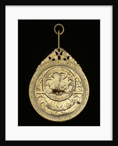 Astrolabe: mounted obverse by Mahmud ibn Shawka al-Baghdadi