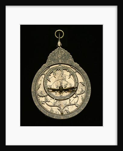 Astrolabe: mounted front by Hajji 'Ali