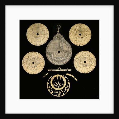 Astrolabe: dismounted reverse by Hajji 'Ali