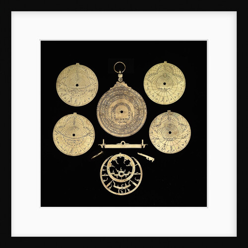 Astrolabe: dismounted reverse by Muhammad ibn Ahmad al-Battuti