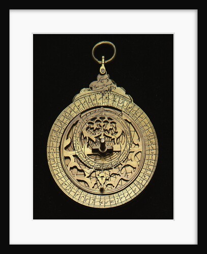 Astrolabe: mounted obverse by unknown