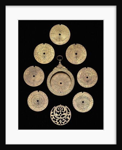 Astrolabe: dismounted obverse by unknown