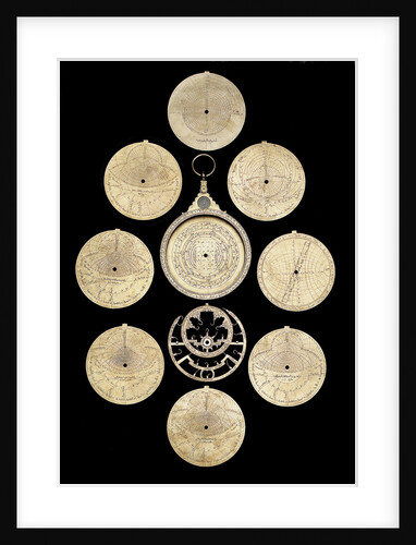 Astrolabe: dismounted obverse by Muhammad ibn Ahmad al-Battuti