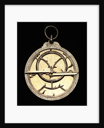 Astrolabe: mounted obverse by unknown