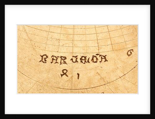Astrolabe: detail of plate, 'barcelo - A' by Unknown