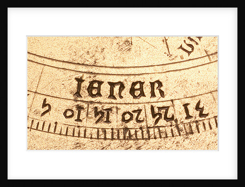 Astrolabe: detail of mater, 'iener' by unknown
