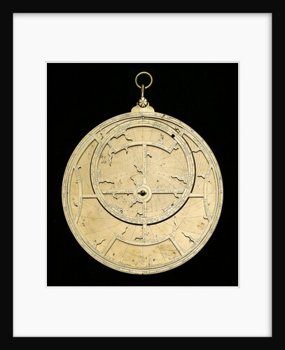 Astrolabe: mounted obverse by unknown