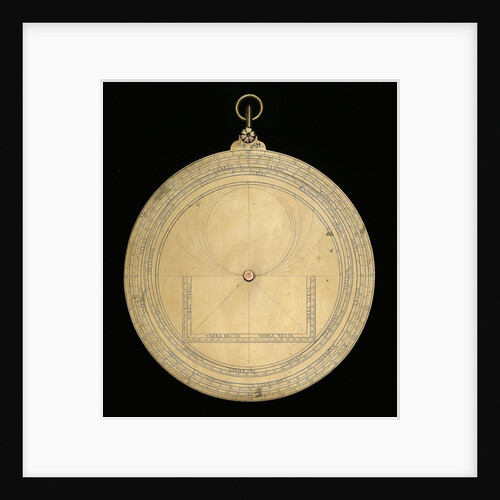 Astrolabe: mounted reverse by Unknown