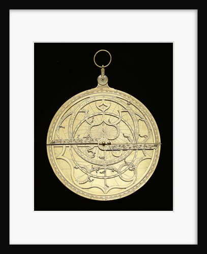 Astrolabe: mounted obverse by unknown