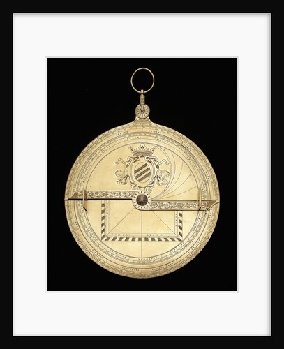 Astrolabe: mounted reverse by unknown