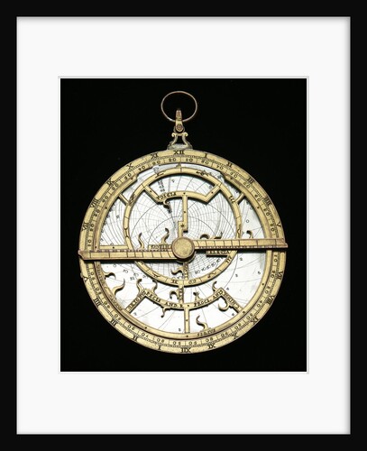 Astrolabe: mounted obverse by unknown
