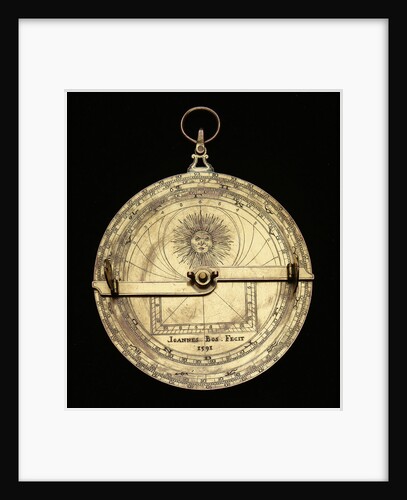 Astrolabe: mounted reverse by unknown