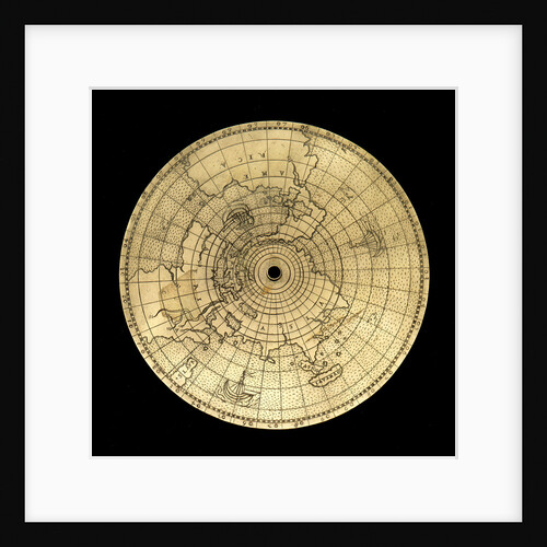 Astrolabe: geographical plate by Jean Naze
