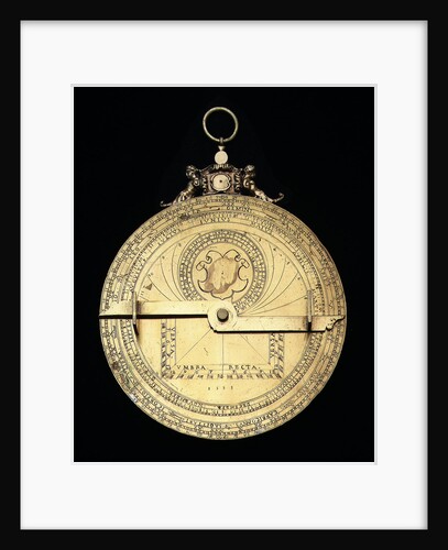 Astrolabe: mounted reverse by Jean Naze