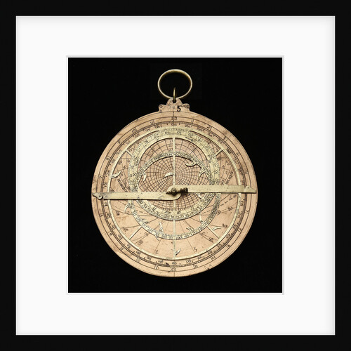 Astrolabe: mounted obverse by unknown