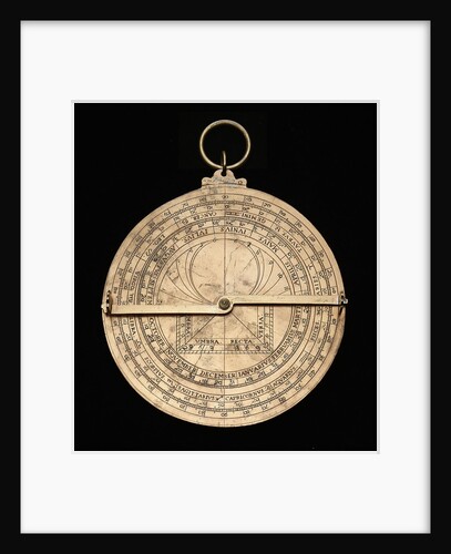 Astrolabe: mounted reverse by unknown