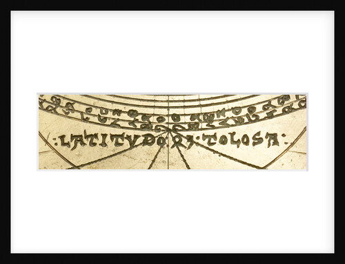 Caird Astrolabe: detail of plate by Unknown