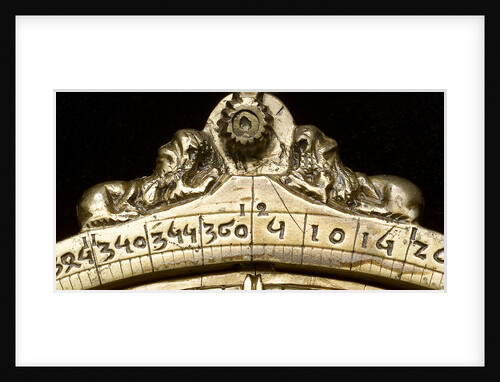 Caird Astrolabe: detail of throne by unknown