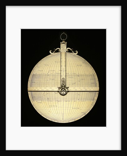 Astrolabe: mounted reverse by unknown