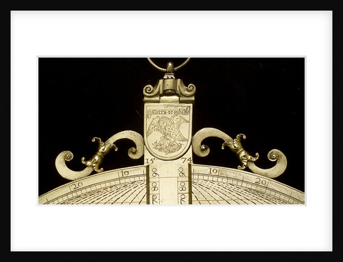 Astrolabe: detail of throne by Unknown