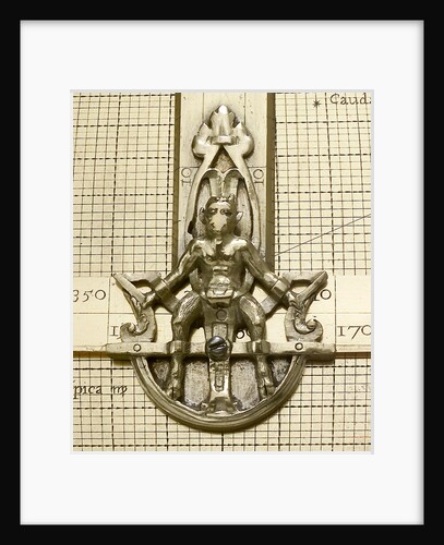 Astrolabe: detail of sater by unknown