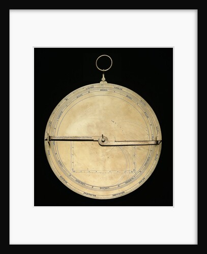 Astrolabe: mounted reverse by unknown