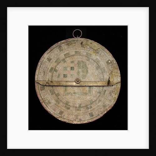 Astrolabe: mounted reverse by Nicolas Bion