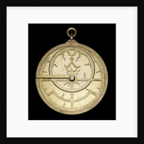 Astrolabe: mounted obverse by unknown