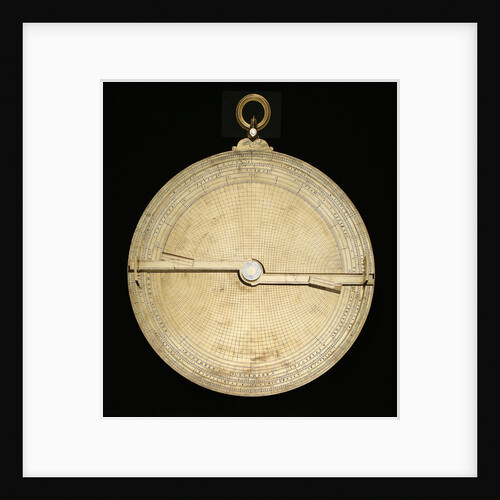 Astrolabe: mounted reverse by unknown