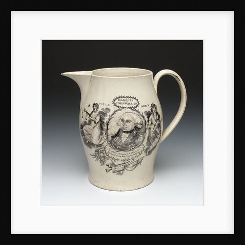 Jug with a portrait of Vice-Admiral Horatio Nelson (1758-1805) by unknown