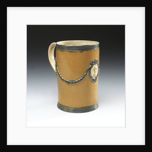 Mug with a portrait of Admiral Sir George Brydges Rodney (1719-1792) by unknown