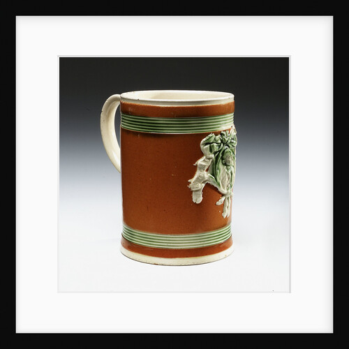 Mug with a portrait of Admiral Sir George Brydges Rodney (1719-1792) by Unknown
