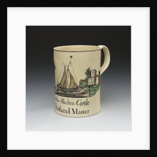 Creamware mug by unknown