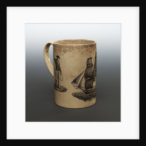 Creamware mug by unknown