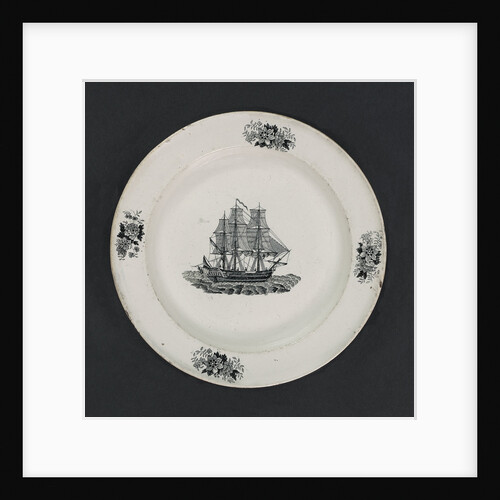 Earthenware plate by unknown