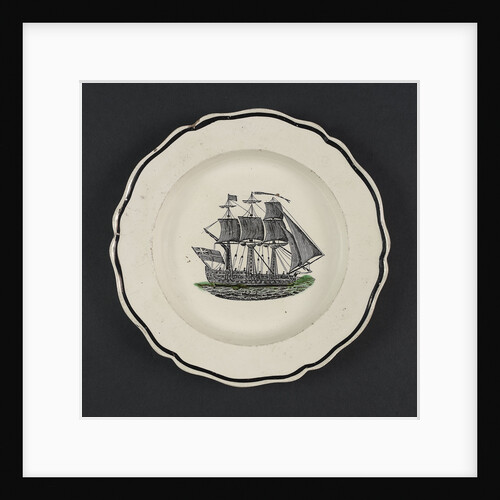 Creamware plate by unknown