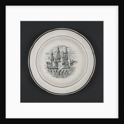 Creamware plate by unknown