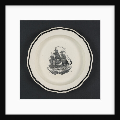 Creamware plate by unknown