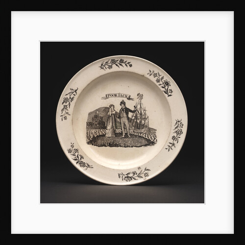 Creamware plate by Worthington