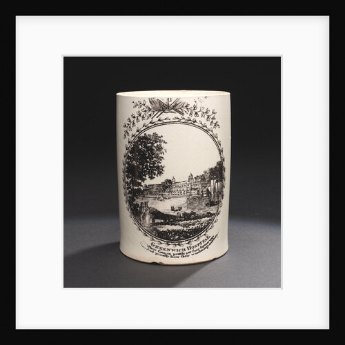 Creamware mug by unknown