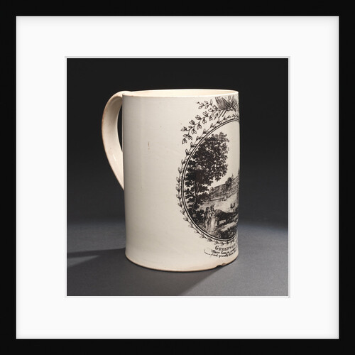 Creamware mug by unknown