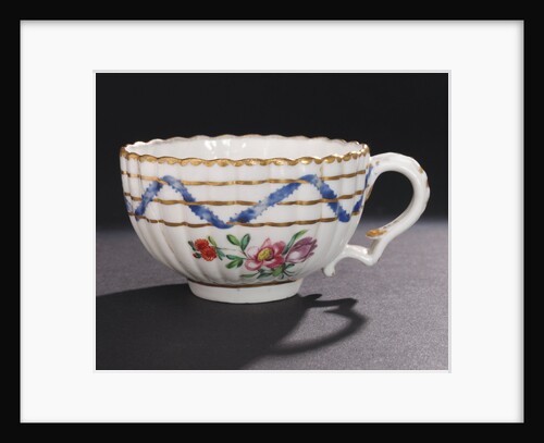 Teacup, part of a tea service reputedly belonging to Vice-Admiral Horatio Nelson (1758-1805) by Richard Champion