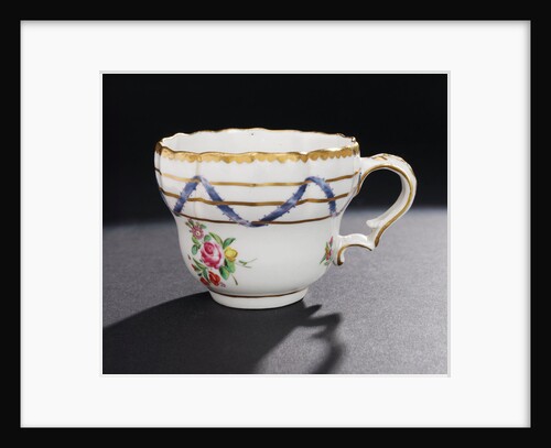 Teacup, part of a tea service reputedly belonging to Vice-Admiral Horatio Nelson (1758-1805) by Richard Champion