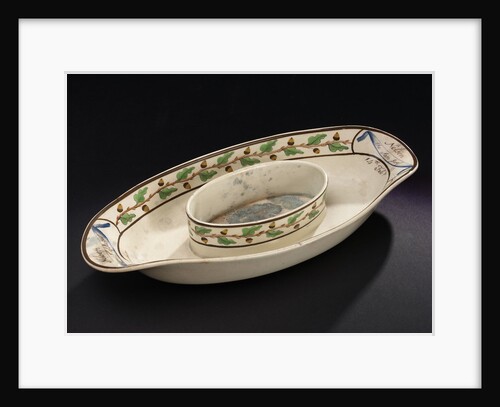 Creamware dish by Wilson