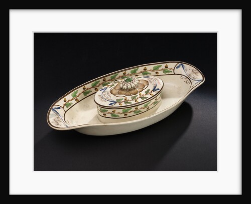 Creamware dish by Wilson