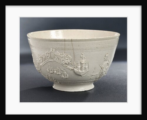 Bowl depicting Admiral Vernon by unknown