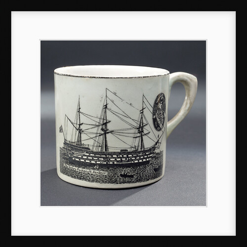 Creamware mug by unknown